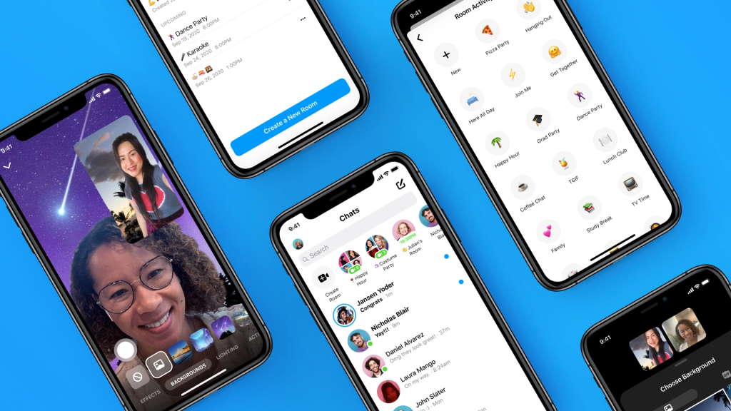 Facebook traz agora muitas mais razões para que use o Rooms no Messenger