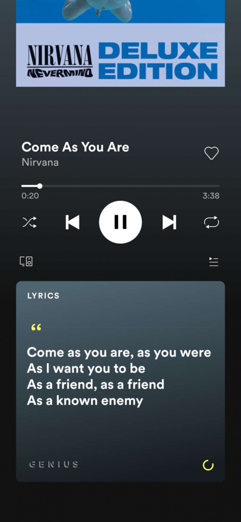 Spotify letras músicas serviço utilizador