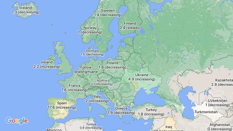 Google Maps vai adicionar dados sobre novos casos de COVID-19
