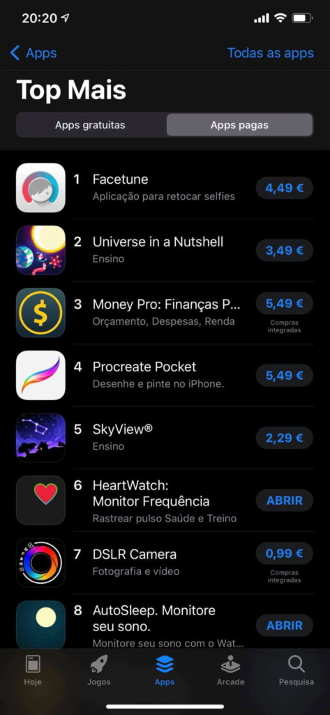 iOS 14 apps personalização iPhone app store