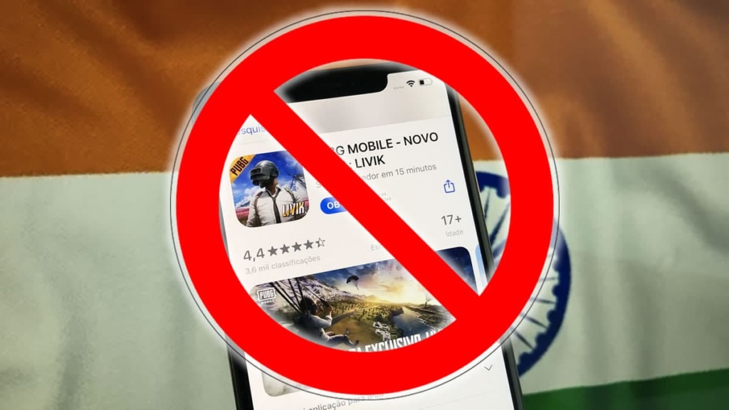 PUGB Mobile e mais de 100 apps chinesas foram banidas da Índia
