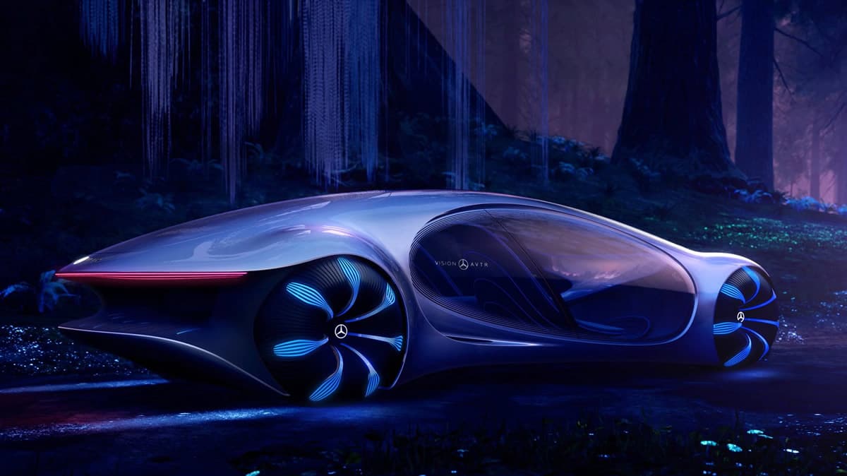 Mercedes-Benz partilhou um vídeo do seu protótipo de carro elétrico Avatar