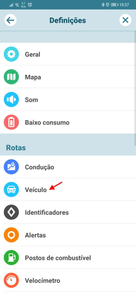 Waze carro rotas caminhos configurar