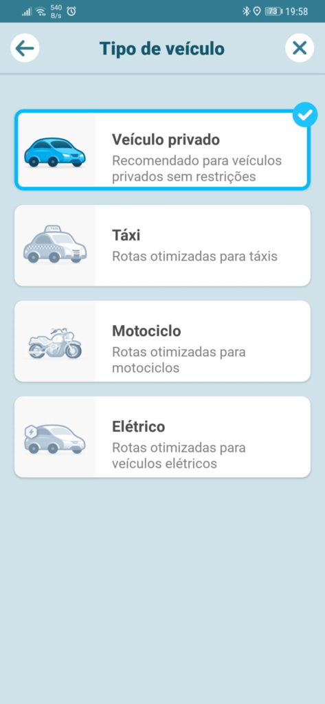 Waze carro rotas caminhos configurar