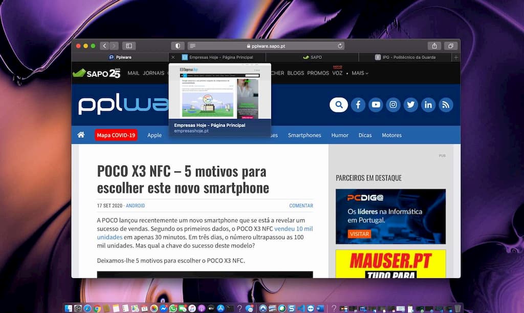 Já pode ter o Safari 14 no seu macOS! Saiba como atualizar…
