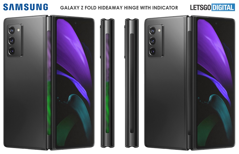 Próximo Samsung Galaxy Z Fold poderá ter LEDs na dobradiça