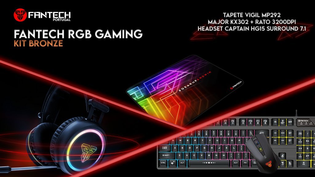 Fantech RGB Gaming Kit Bronze – o conjunto gaming de baixo custo para o seu setup