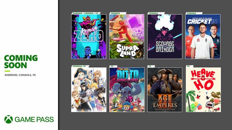 Outubro: Xbox Game Pass recebe novos jogos