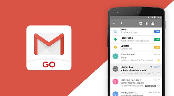 O seu Android é “fraquinho”? Instale o cliente de e-mail Gmail Go