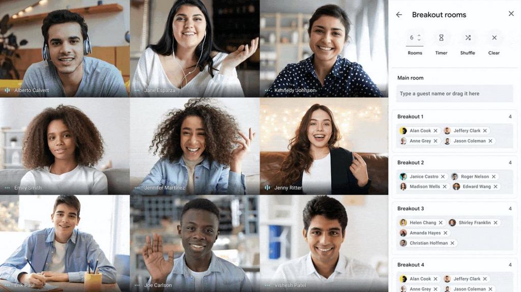 Google Meet ganha salas temáticas para um maior acompanhamento dos estudantes