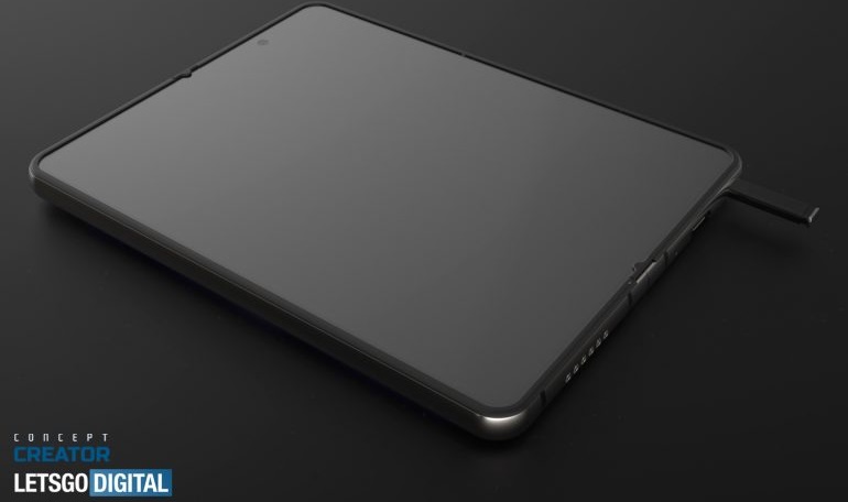 Samsung regista patente de um Galaxy dobrável com S Pen