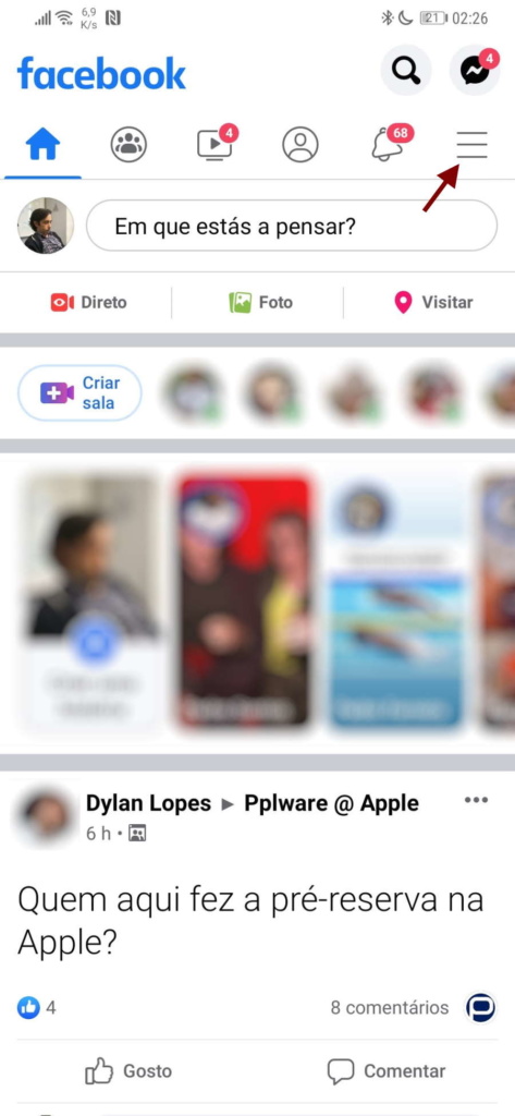 Facebook previsão tempo ferramentas social