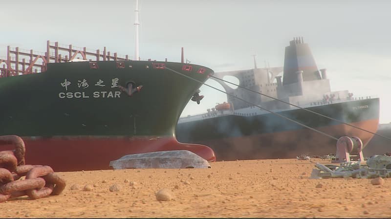 Ship Graveyard Simulator, como desmantelar navios encalhados