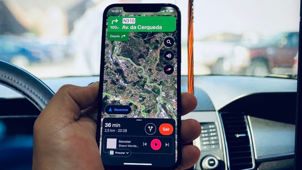 Dica: Use o Google Maps e controle o Apple Music sem sair dos mapas