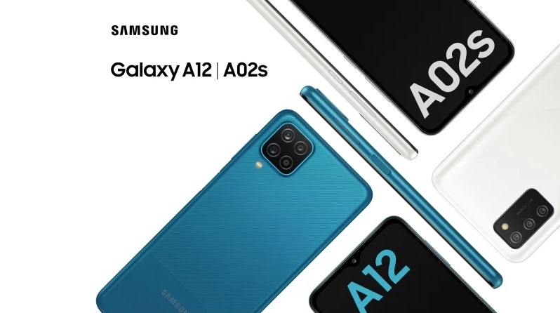 Samsung anuncia o Galaxy A12 e Galaxy A02 com ecrã Infinity-V