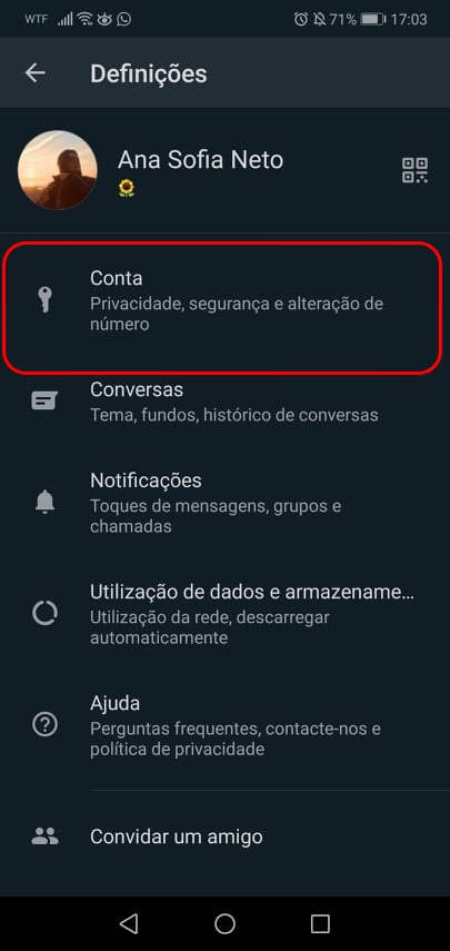 Imagem WhatsApp com segurança