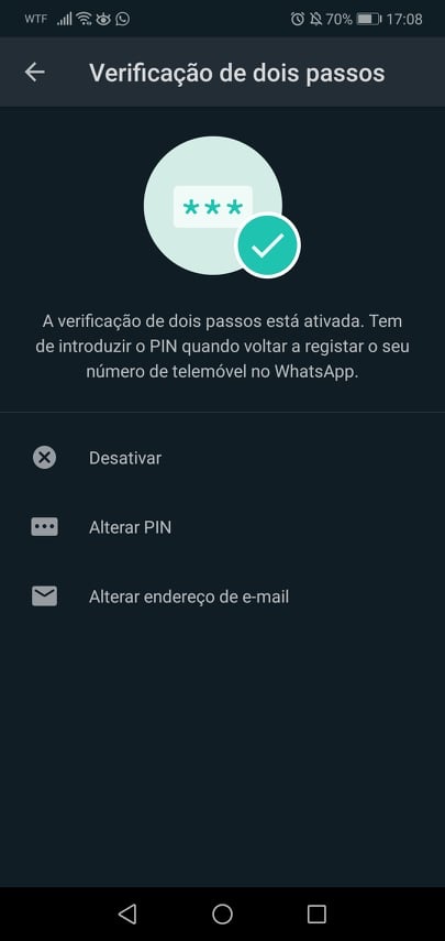 Imagem WhatsApp com segurança