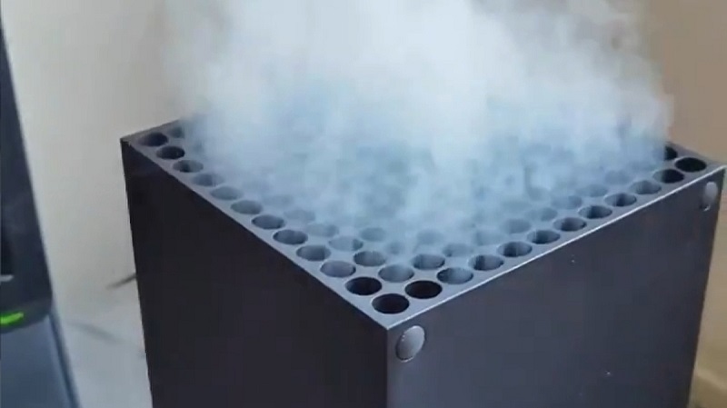 Vídeo viral com a Xbox Series X a deitar fumo é falso