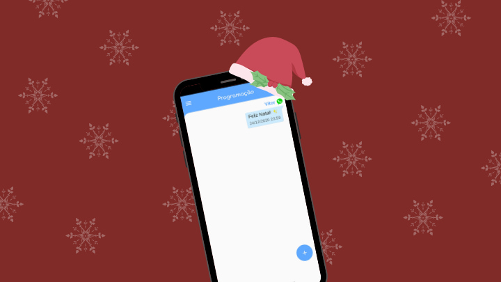 Agendar as suas mensagens de Natal no WhatsApp nunca foi tão fácil