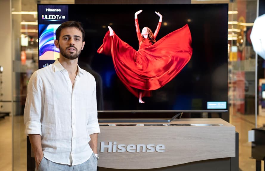 Bernardo Silva volta a ser embaixador da Hisense