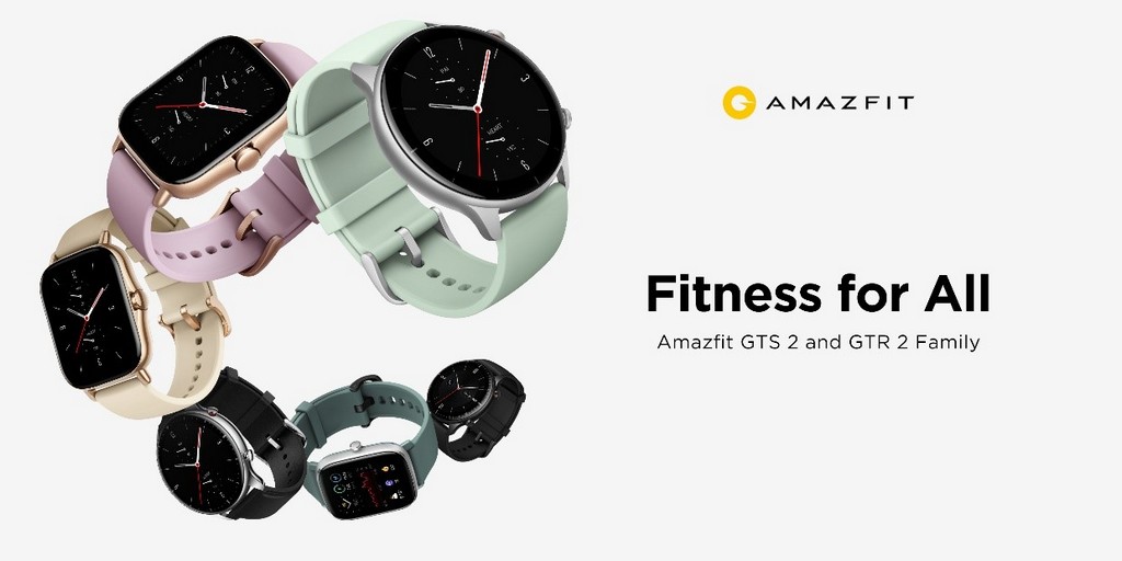 Amazfit alarga a sua família de smartwatches com 6 novos modelos GTS 2 e GTR 2