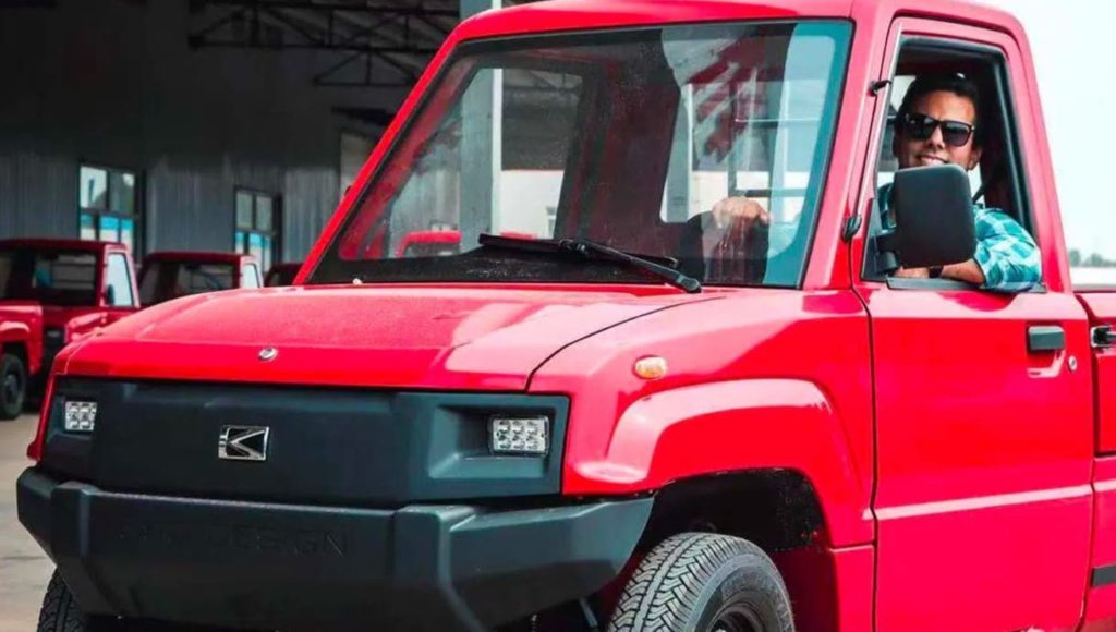 Alibaba tem pickup elétrica que custa pouco mais de 3 mil euros