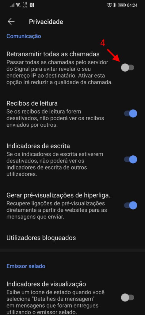 Signal segurança smartphone proteção utilizadores