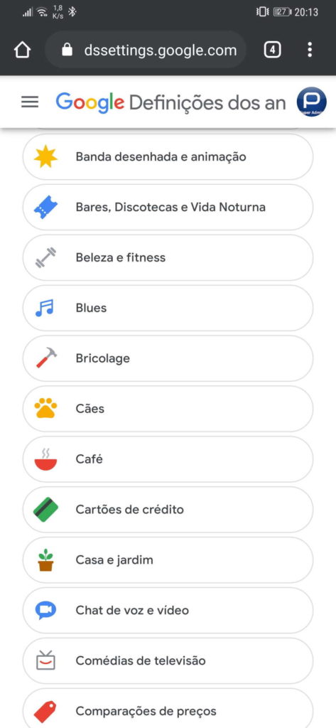 Google dados utilizador publicidade informação