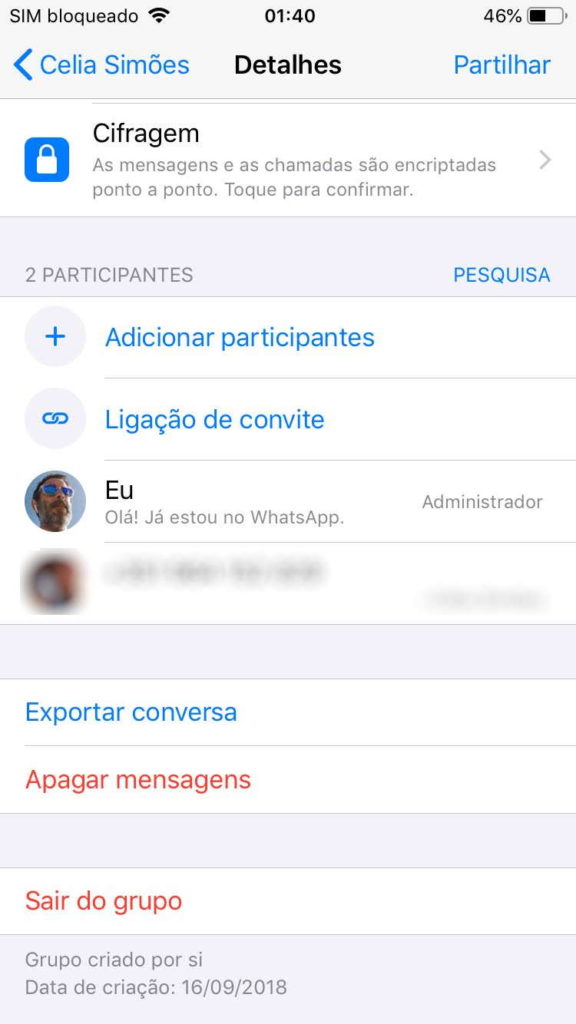 Telegram WhatsApp importar mensagens conversas