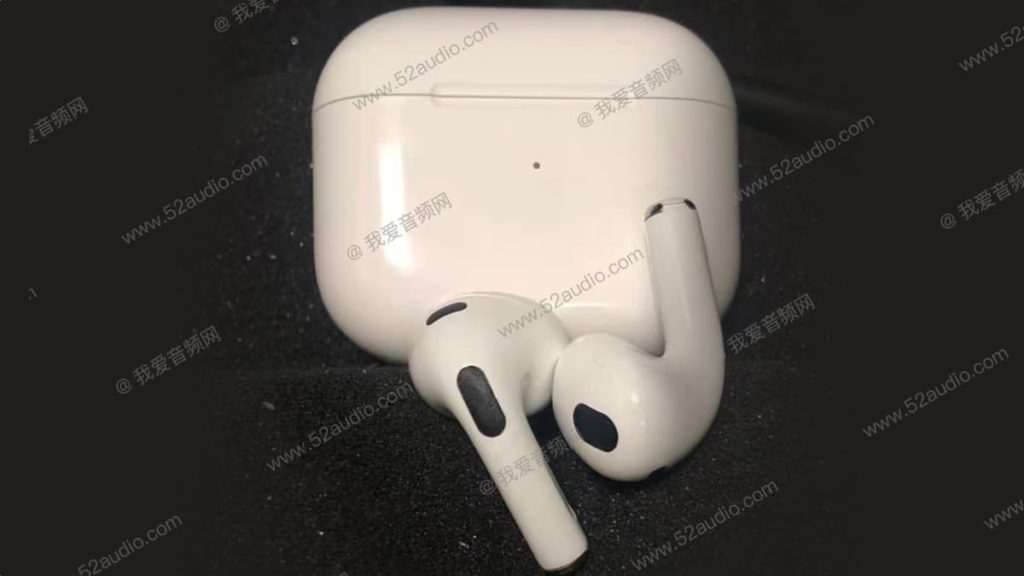 Supostamente estas são imagens dos novos AirPods 3 da Apple