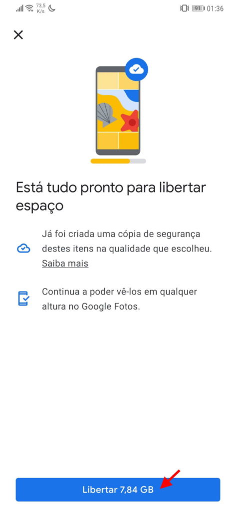 Google Fotos fotografias espaço ganhar