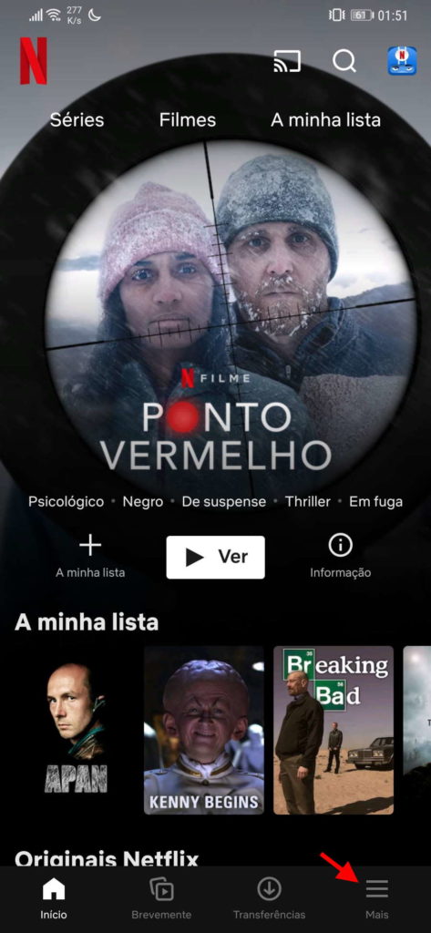 Netflix problemas Android app testes