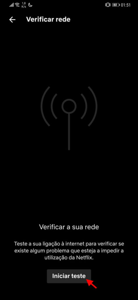 Netflix problemas Android app testes