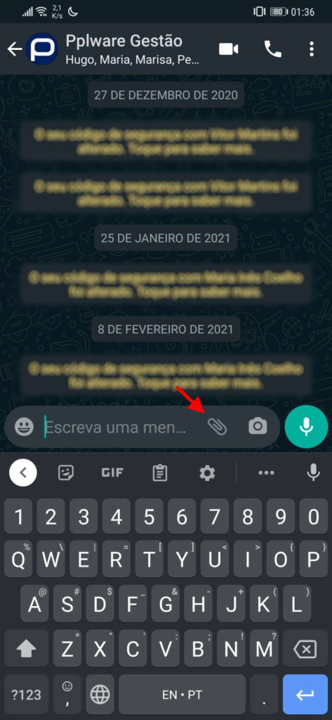 WhatsApp som vídeo partilhar retirar