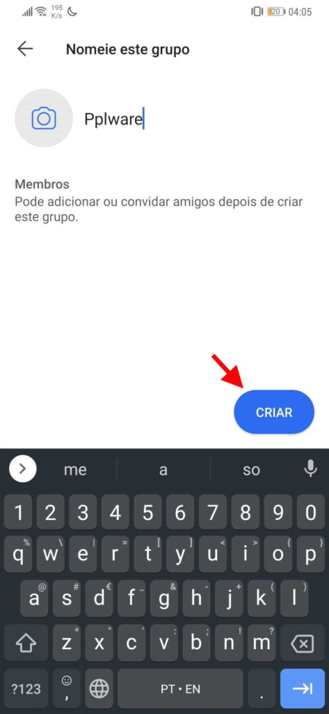 grupos mensagens Signal contactos mover