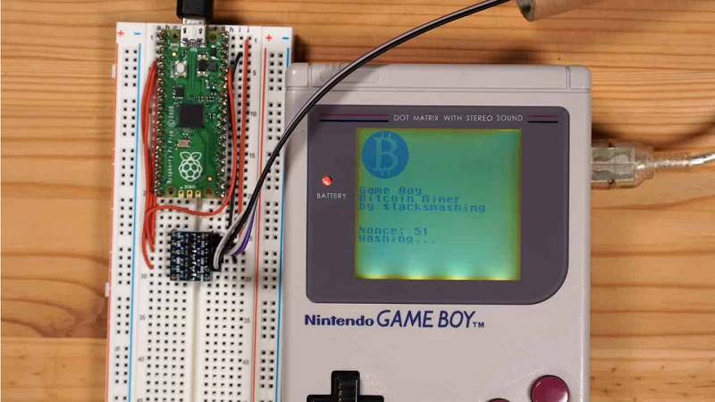 Até o Game Boy da Nintendo já minera Bitcoins a 0,8 hashes por segundo