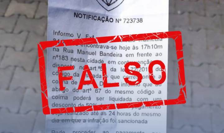 PSP alerta para falso talão de multa com descontos! Tenham atenção…