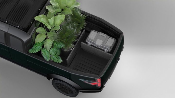 Imagem da Canoo, uma pick-up elétrica