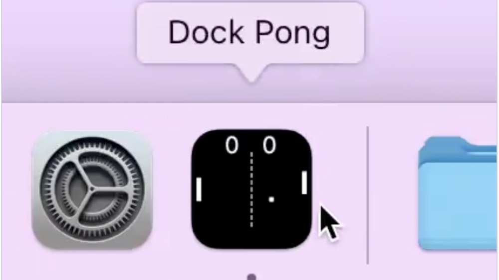 Programador usa um exploit para criar o jogo Pong na dock do macOS