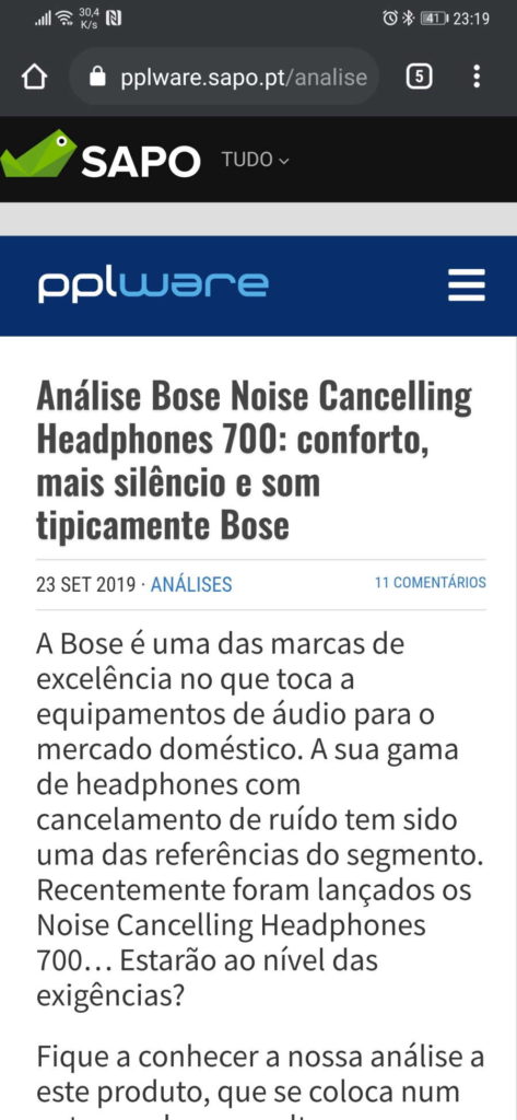 Chrome tamanho fonte Android sites