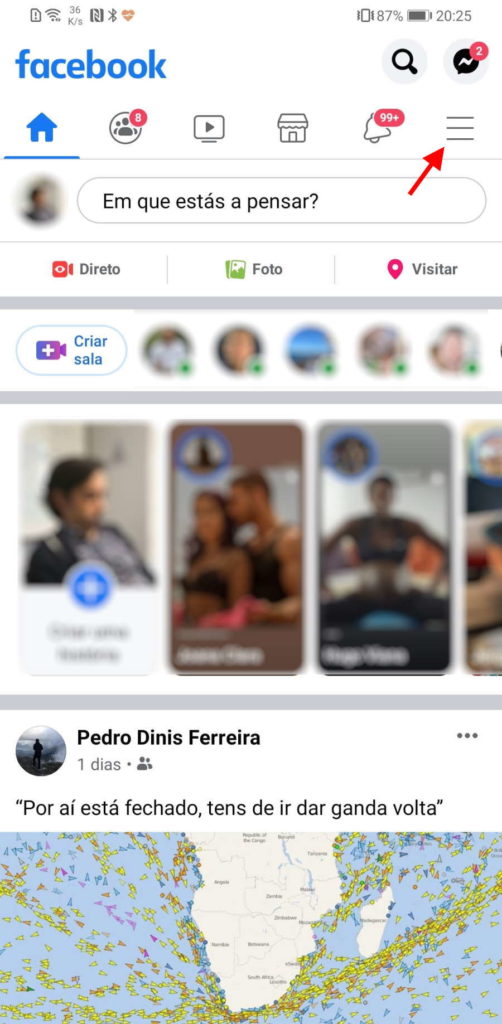 Facebook Google perfil informação pesquisas