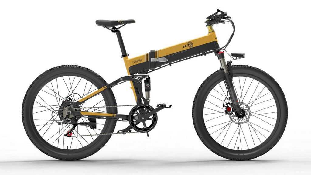 Bicicleta de montanha Bezior X500 Pro – uma opção elétrica para melhorar a sua mobilidade