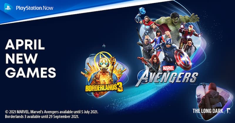 Novidades de abril do PlayStation Now