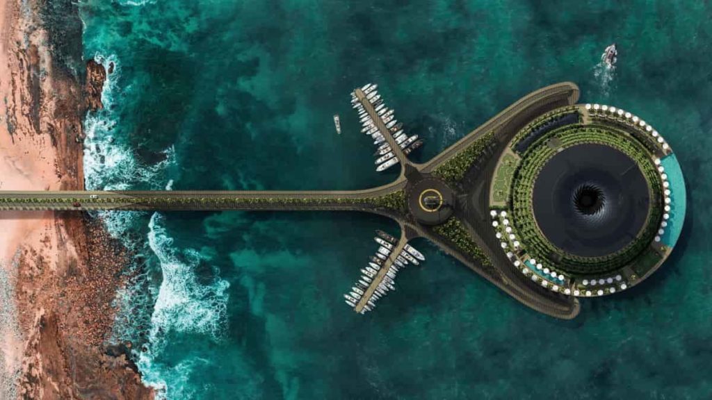 Hotel de luxo flutuante poderá chegar a qualquer sítio e será ecológico