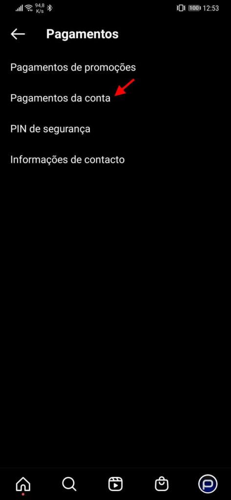 Instagram pagamentos compras utilizador plataforma