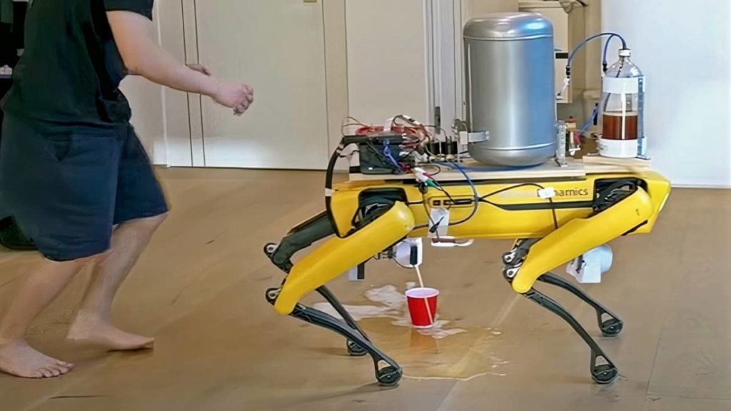 Youtuber ensinou o Spot da Boston Dynamics a “urinar” cerveja