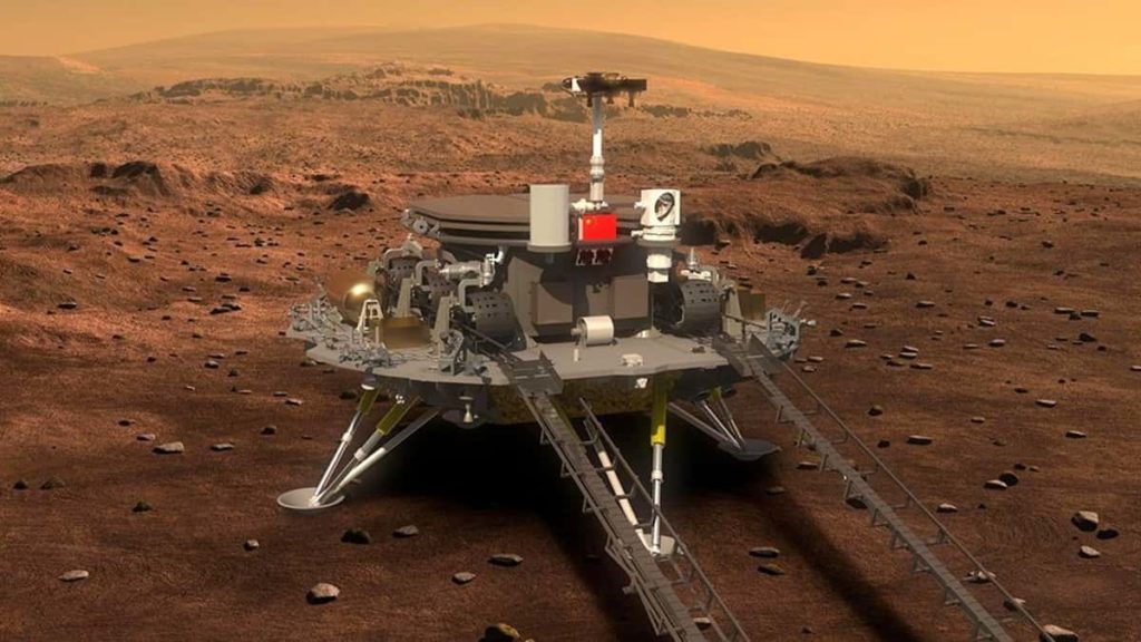 China aterra o seu primeiro rover em Marte