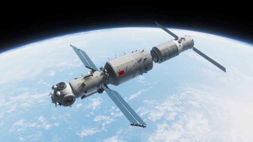 China envia os primeiros astronautas para começar a construir a estação espacial