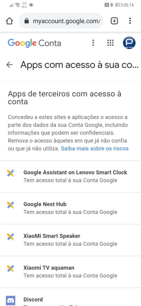 Google conta segurança proteção acesso