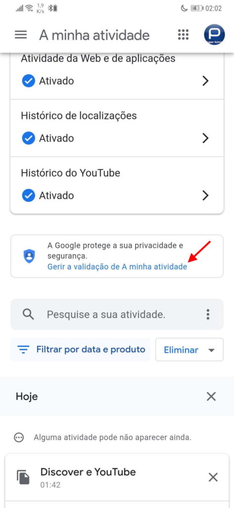Google dados proteção segurança password